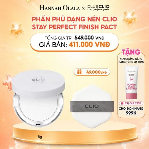  PHẤN PHỦ DẠNG NÉN CLIO STAY PERFECT FINISH PACT 8G 
