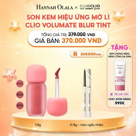  SON KEM HIỆU ỨNG MỜ LÌ CLIO VOLUMATE BLUR TINT 3.8G 