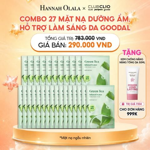  COMBO 27 MẶT NẠ DƯỠNG ẨM, HỖ TRỢ LÀM SÁNG DA GOODAL 20G - G116 