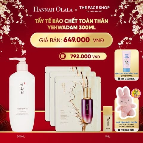  DEAL 7: TẨY TẾ BÀO CHẾT TOÀN THÂN YEHWADAM 300ML 
