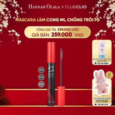  DEAL 5: MASCARA LÀM CONG MI, CHỐNG TRÔI 7G 