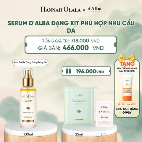  SERUM D'ALBA DẠNG XỊT PHÙ HỢP NHU CẦU DA - A581 