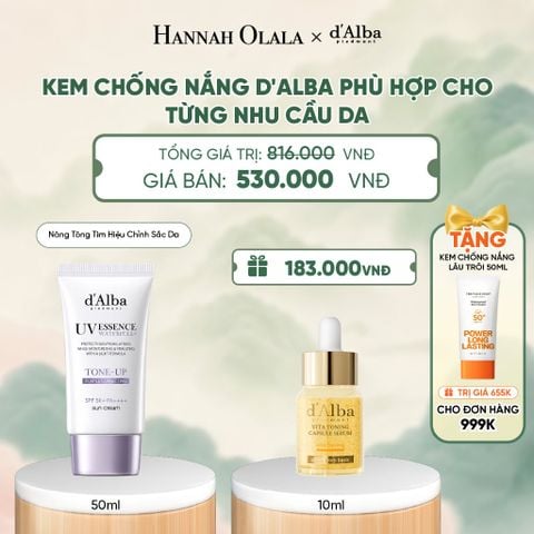  KEM CHỐNG NẮNG D'ALBA PHÙ HỢP CHO TỪNG NHU CẦU DA - A583 