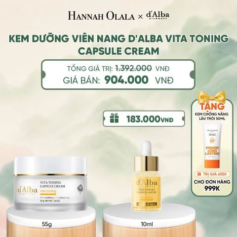  KEM DƯỠNG VIÊN NANG D'ALBA VITA TONING CAPSULE CREAM - A588 