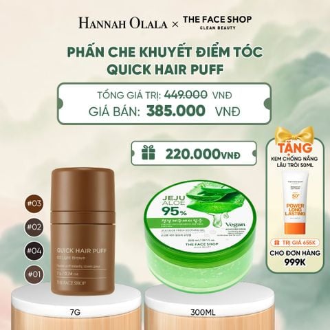  PHẤN CHE KHUYẾT ĐIỂM TÓC QUICK HAIR PUFF 7G - A11 