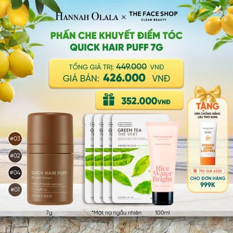  PHẤN CHE KHUYẾT ĐIỂM TÓC QUICK HAIR PUFF 7G 