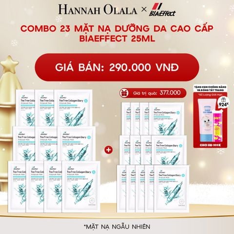  A800_DEAL 1: COMBO 23 MẶT NẠ DƯỠNG DA CAO CẤP BIAEFFECT 25ML 