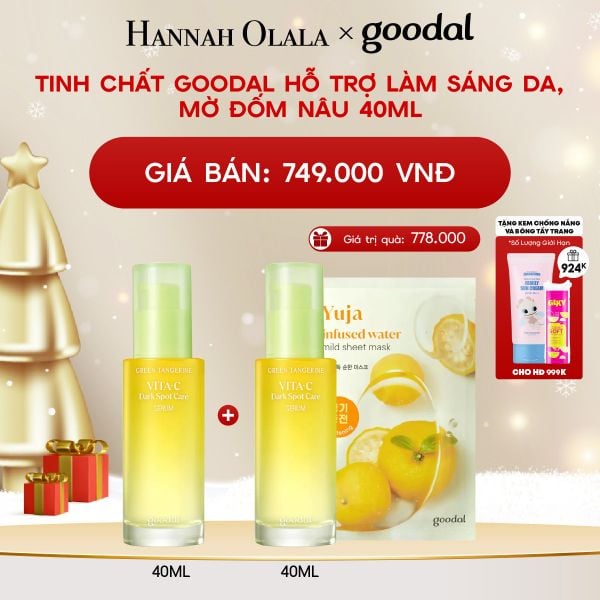  A866_DEAL 2: TINH CHẤT GOODAL HỖ TRỢ LÀM SÁNG DA, MỜ ĐỐM NÂU 40ML 