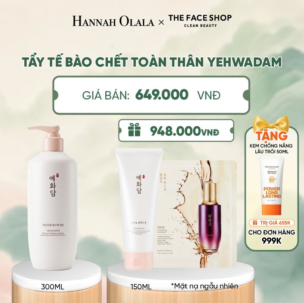  TẨY TẾ BÀO CHẾT TOÀN THÂN YEHWADAM 300ML - A22 