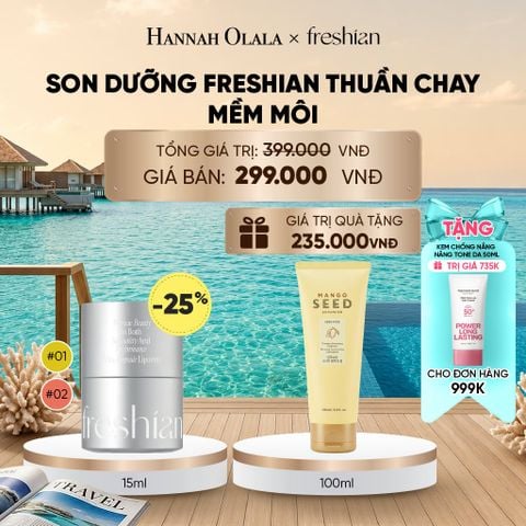  SON DƯỠNG FRESHIAN THUẦN CHAY MỀM MÔI 15ML_ D1617 