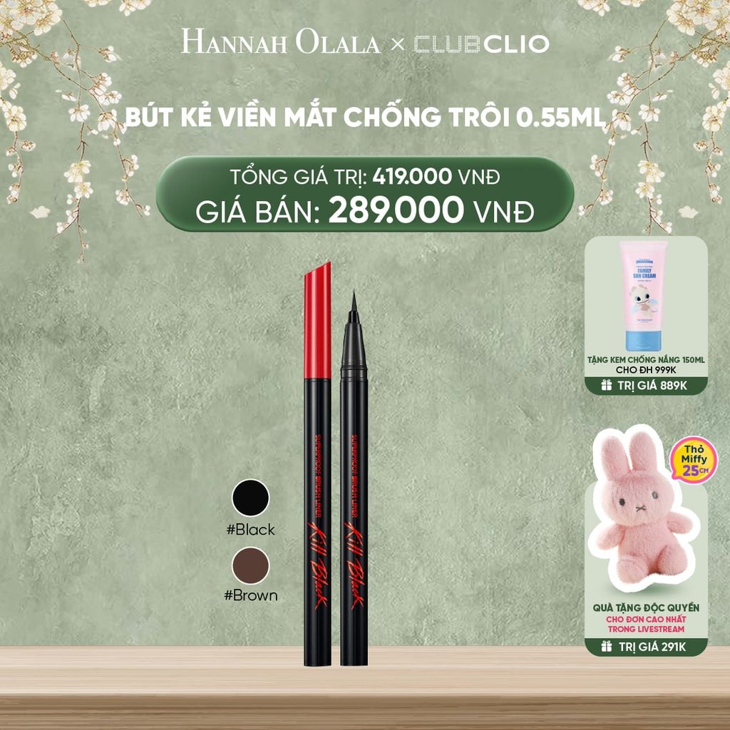  DEAL 6: BÚT KẺ VIỀN MẮT CHỐNG TRÔI 0.55ML 