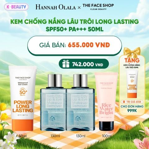  KEM CHỐNG NẮNG LÂU TRÔI LONG LASTING SPF50+ PA+++ 50ML_K152 