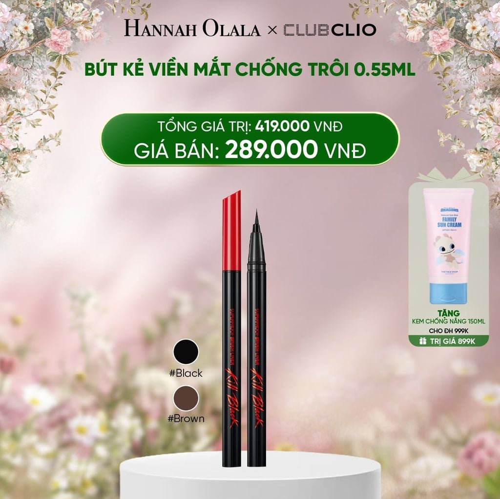  DEAL 7: BÚT KẺ VIỀN MẮT CHỐNG TRÔI 0.55ML 
