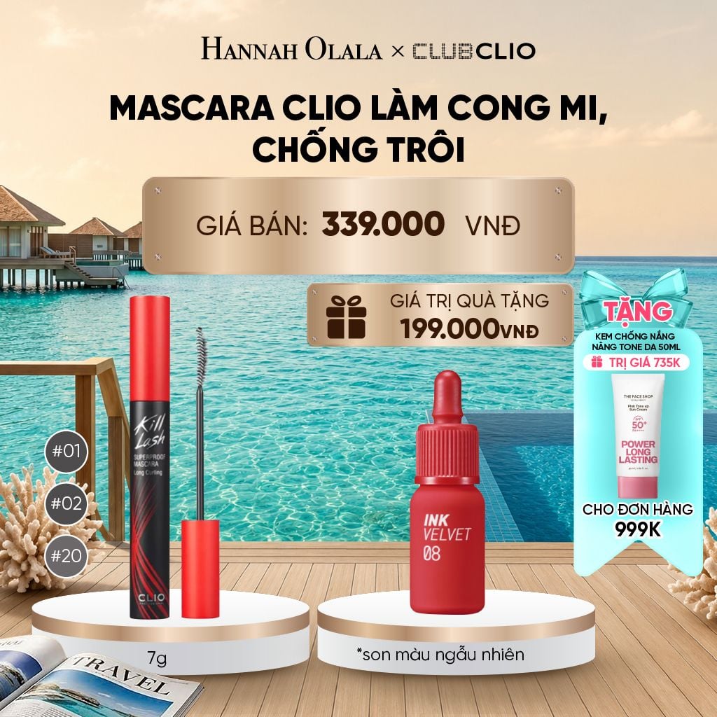  MASCARA LÀM CONG MI, CHỐNG TRÔI 7G_ D79 