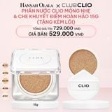  E601_DEAL 3: PHẤN NƯỚC CLIO MỎNG NHẸ & CHE KHUYẾT ĐIỂM HOÀN HẢO 15G (TẶNG KÈM LÕI) 