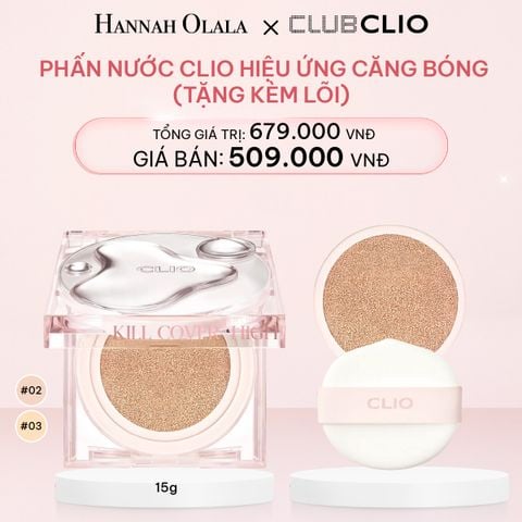  E606_DEAL 4: PHẤN NƯỚC CLIO HIỆU ỨNG CĂNG BÓNG (TẶNG KÈM LÕI) 
