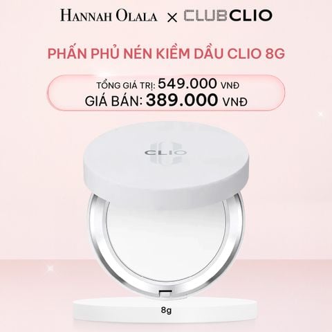  E610_DEAL 6: Phấn Phủ Nén Kiềm Dầu Clio 8g 