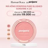  E643_DEAL 1: MÁ HỒNG PERIPERA PURE BLUSHED SUNSHINE 4.2G 
