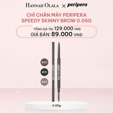  E651_DEAL 3: CHÌ CHÂN MÀY PERIPERA SPEEDY SKINNY BROW 0.05G 