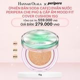  E654_DEAL 4: (PHIÊN BẢN SODA CAFE) PHẤN NƯỚC PERIPERA CHE PHỦ & CẤP ẨM MOOD FIT COVER CUSHION 15G 
