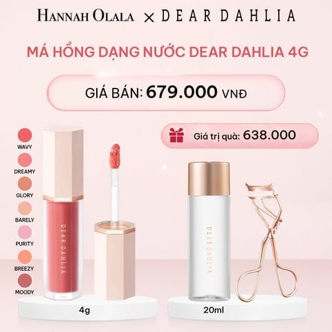  E619_DEAL 1: MÁ HỒNG DẠNG NƯỚC DEAR DAHLIA 4G 