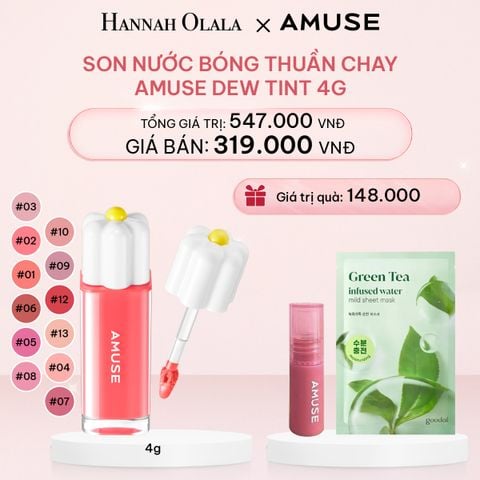  E569_DEAL 3: SON NƯỚC BÓNG THUẦN CHAY AMUSE DEW TINT 4G 