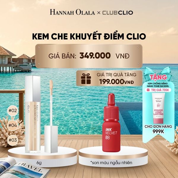  KEM CHE KHUYẾT ĐIỂM CLIO KILL COVER FOUNWEAR CONCEALER 6G_ D484 
