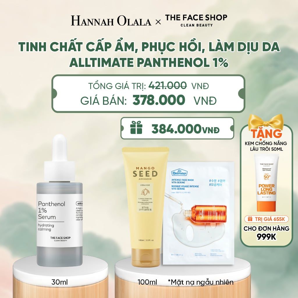  TINH CHẤT CẤP ẨM, PHỤC HỒI, LÀM DỊU DA ALLTIMATE PANTHENOL 1% - A36 