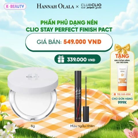  PHẤN PHỦ DẠNG NÉN CLIO STAY PERFECT FINISH PACT_K33 