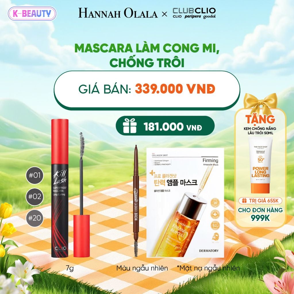  MASCARA LÀM CONG MI, CHỐNG TRÔI_K34 