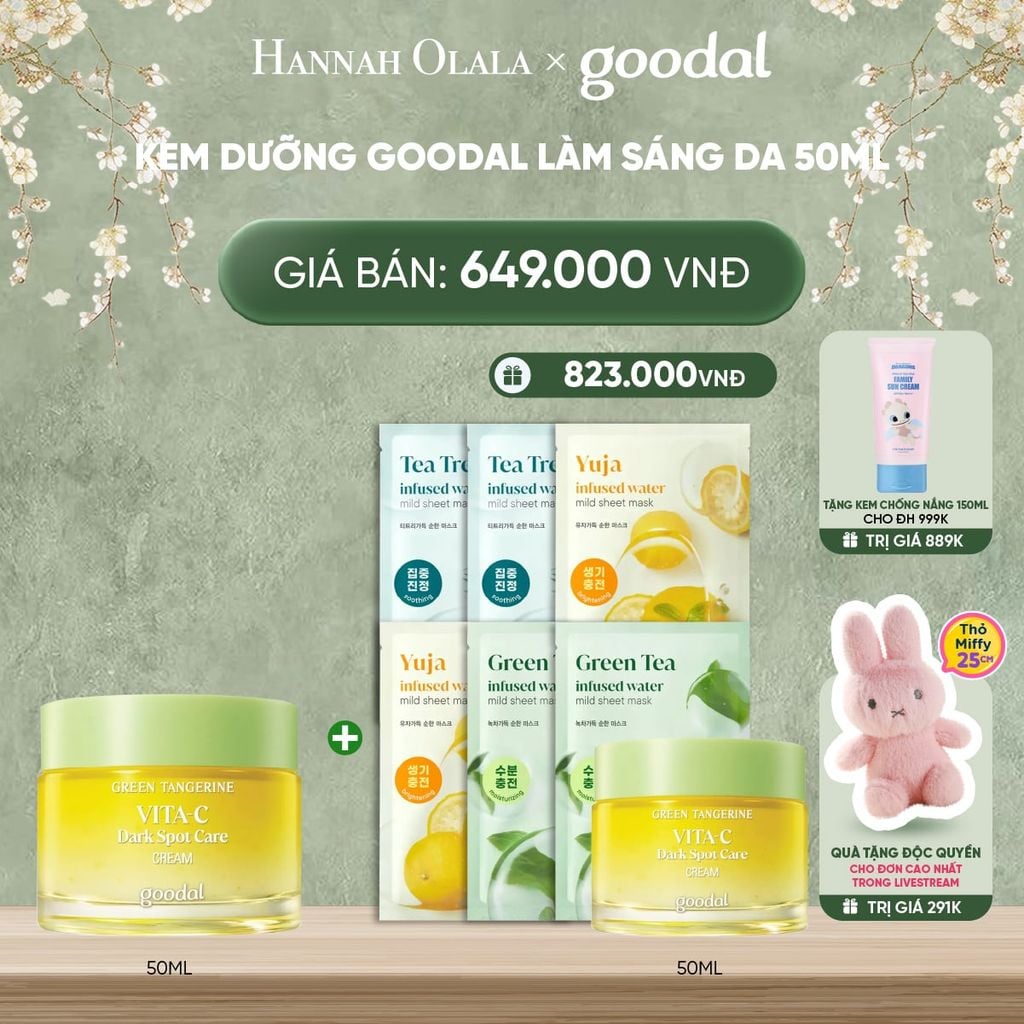  DEAL 4: KEM DƯỠNG GOODAL LÀM SÁNG DA 50ML 