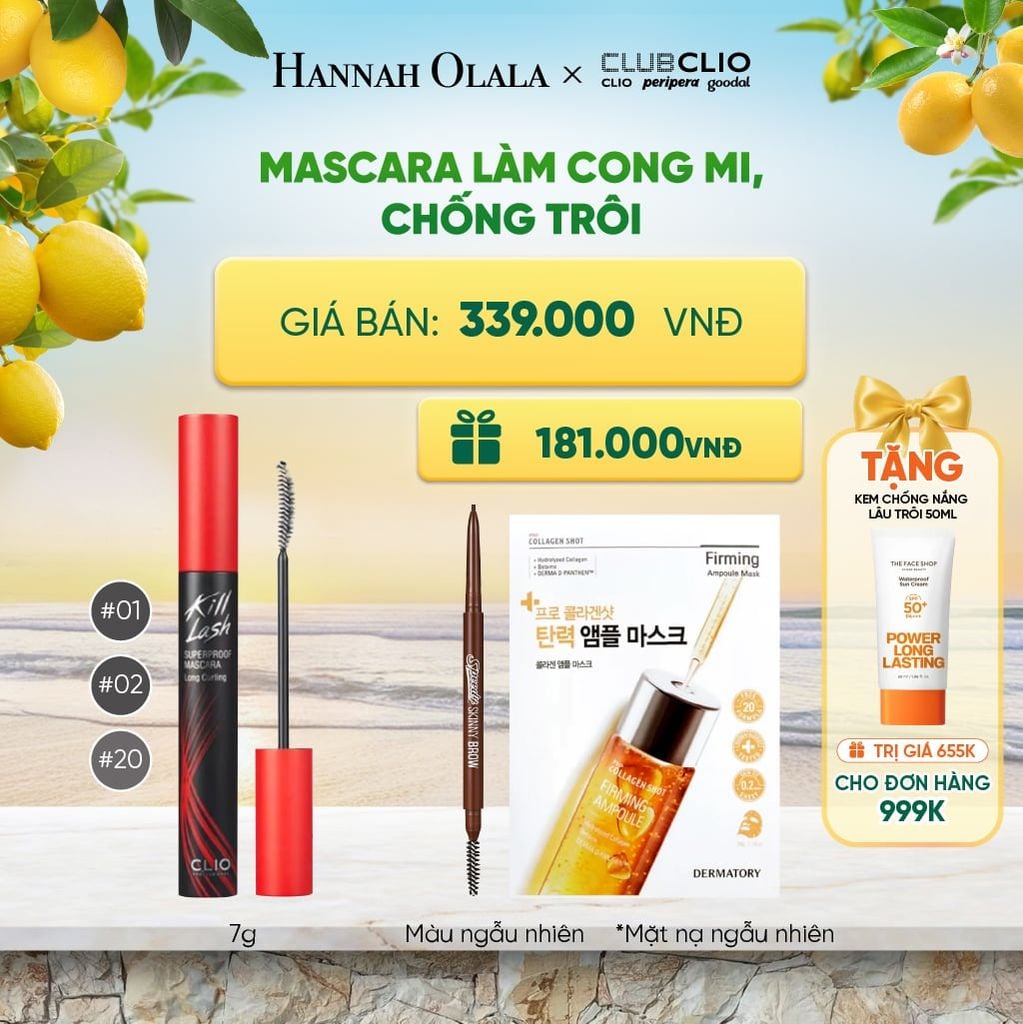  MASCARA LÀM CONG MI, CHỐNG TRÔI 