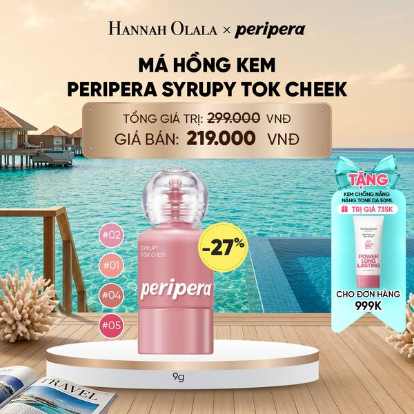  MÁ HỒNG KEM PERIPERA SYRUPY TOK CHEEK 9G_ D2232 