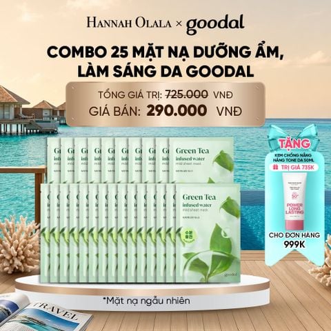  COMBO 25 MẶT NẠ DƯỠNG ẨM, LÀM SÁNG DA GOODAL 20G_ D918 