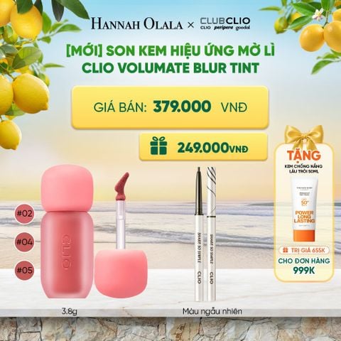  [MỚI] SON KEM HIỆU ỨNG MỜ LÌ VOLUMATE BLUR TINT 