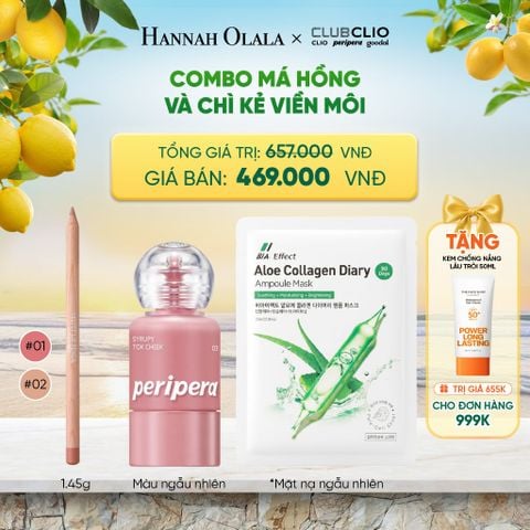  COMBO MÁ HỒNG VÀ CHÌ KẺ VIỀN MÔI 