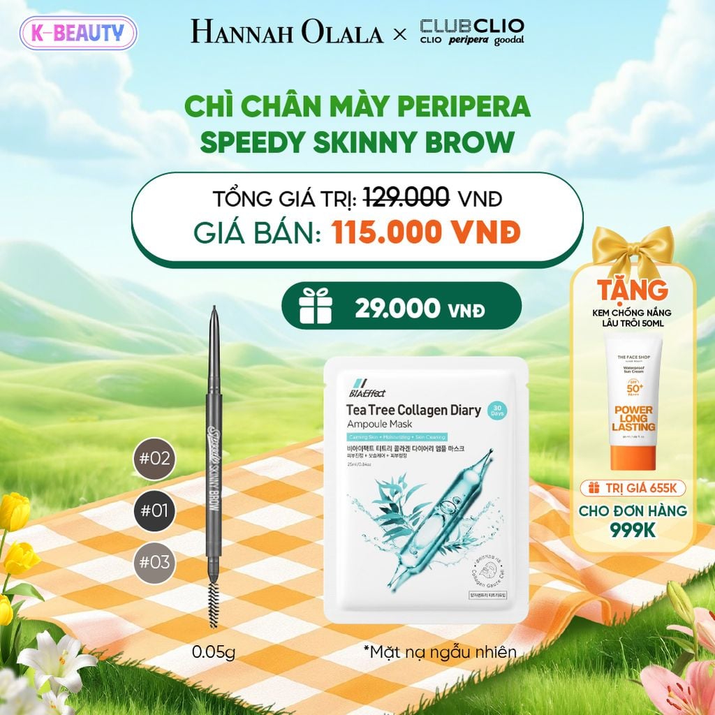  CHÌ CHÂN MÀY PERIPERA SPEEDY SKINNY BROW_K113 