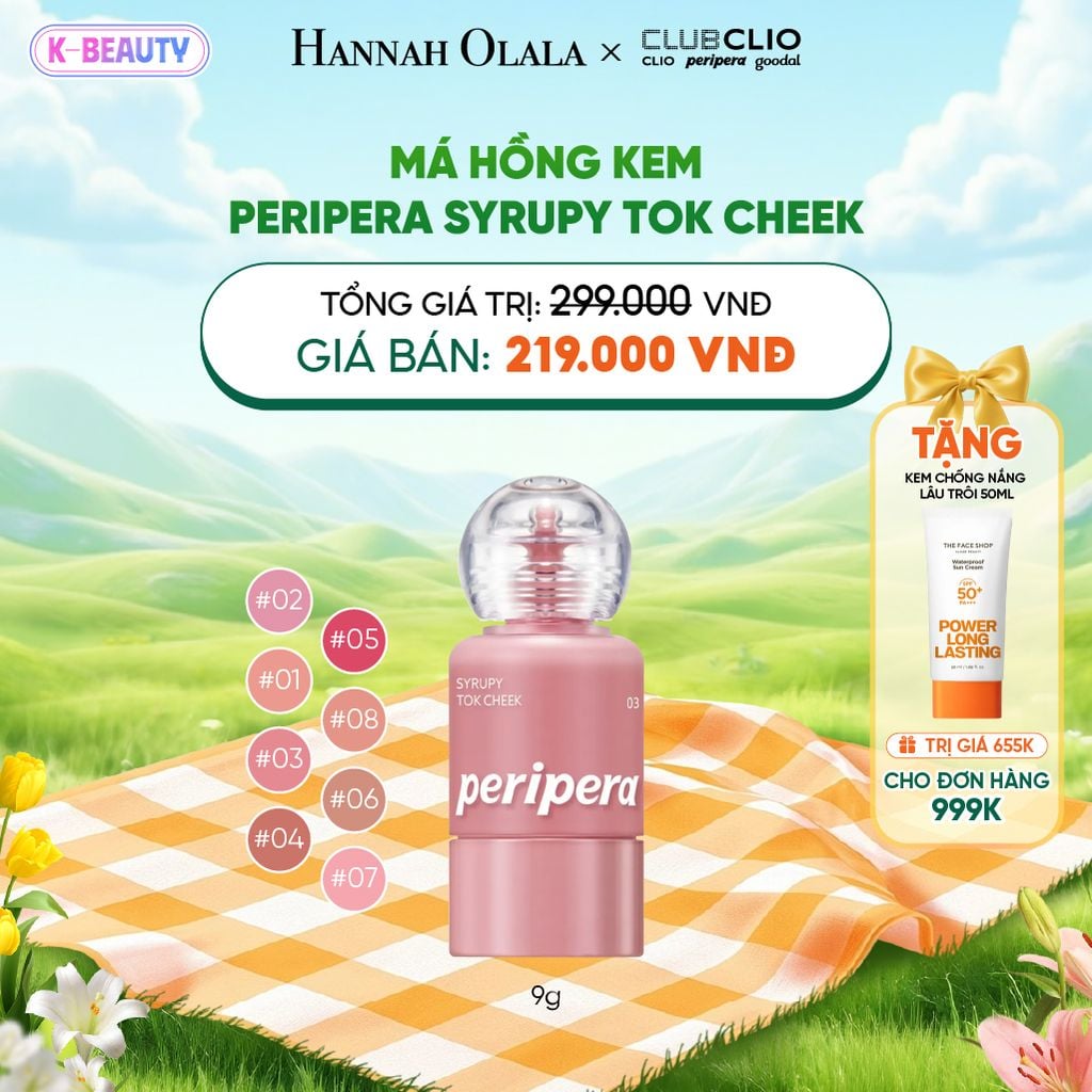  MÁ HỒNG KEM PERIPERA SYRUPY TOK CHEEK_K117 
