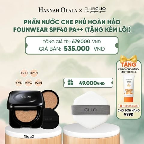 PHẤN NƯỚC CHE PHỦ HOÀN HẢO FOUNWEAR SPF40 PA++ (TẶNG KÈM LÕI) - A546 