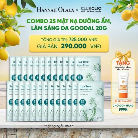  COMBO 25 MẶT NẠ DƯỠNG ẨM, LÀM SÁNG DA GOODAL 20G 