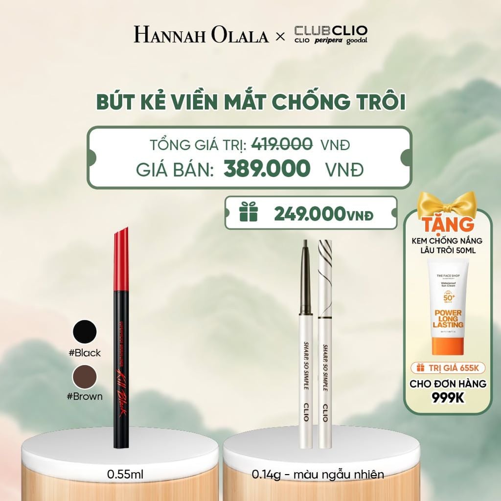  BÚT KẺ VIỀN MẮT CHỐNG TRÔI 0.55ML - A556 