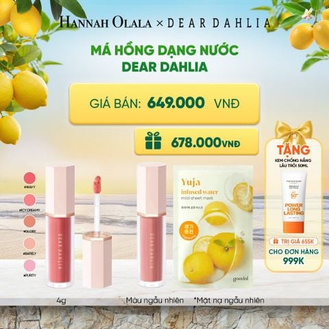  MÁ HỒNG DẠNG NƯỚC DEAR DAHLIA 