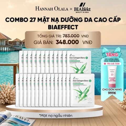  COMBO 27 MẶT NẠ DƯỠNG DA CAO CẤP BIAEFFECT 25ML_ D2160 