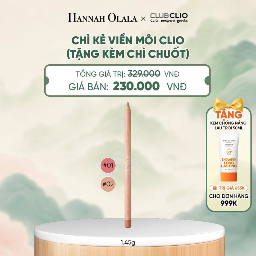  CHÌ KẺ VIỀN MÔI CLIO - A568 