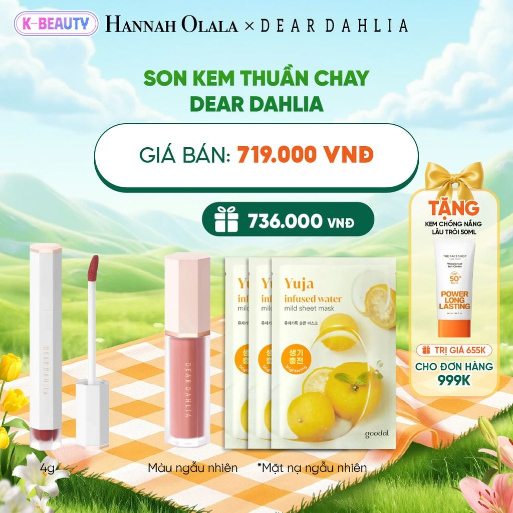  SON KEM THUẦN CHAY DEAR DAHLIA_K82 