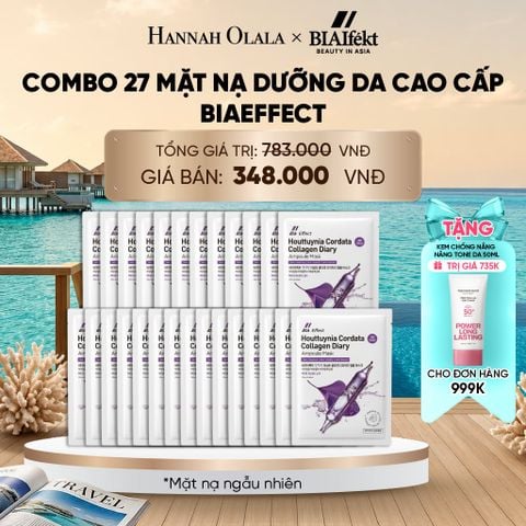  COMBO 27 MẶT NẠ DƯỠNG DA CAO CẤP BIAEFFECT 25ML_ D2160 