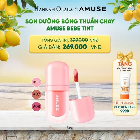  SON DƯỠNG BÓNG THUẦN CHAY AMUSE BEBE TINT 