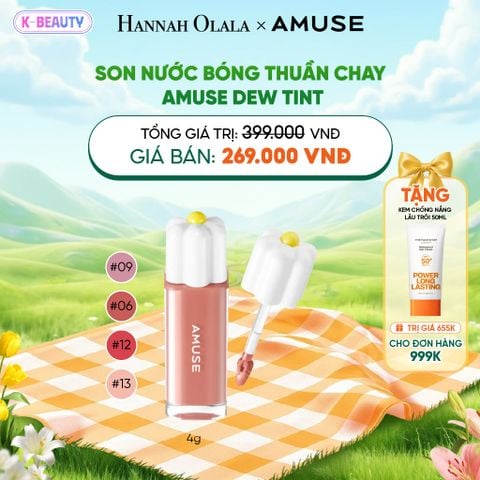  SON NƯỚC BÓNG THUẦN CHAY AMUSE DEW TINT_K5 