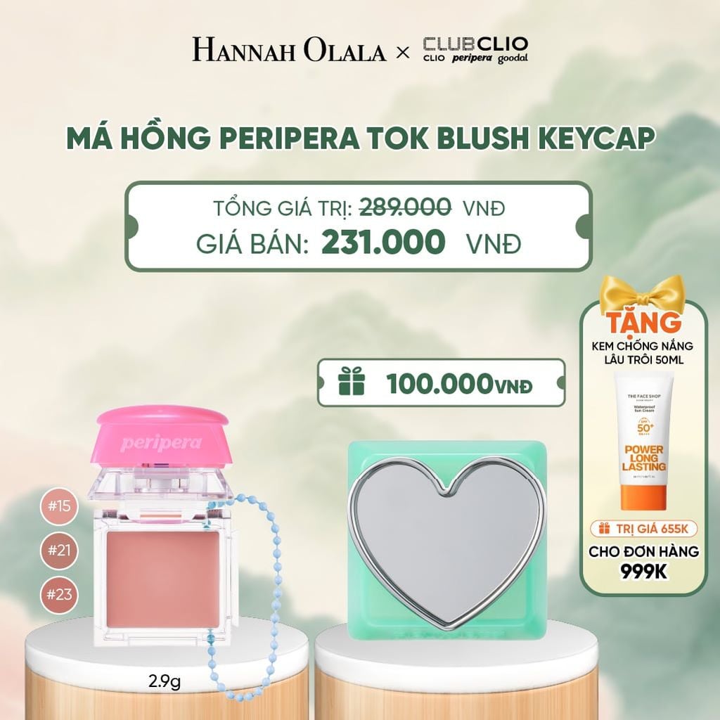  MÁ HỒNG PERIPERA TOK BLUSH KEYCAP - A638 