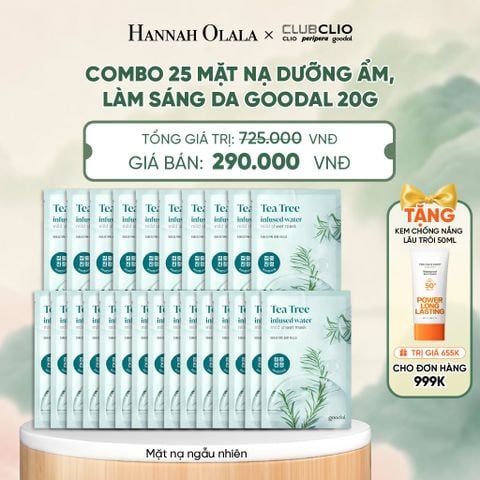  COMBO 25 MẶT NẠ DƯỠNG ẨM, HỖ TRỢ LÀM SÁNG DA GOODAL - A605 